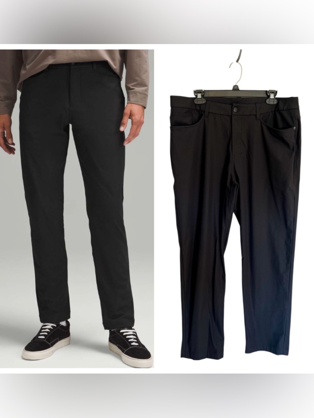 Lululemon ABC Classic-Fit Pant 30" Warpstreme black 36 waist